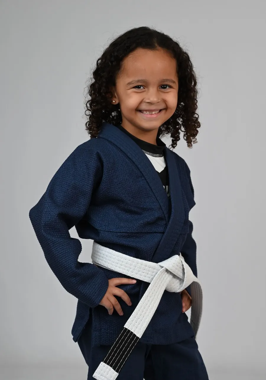 Kimono MIRIM 4 e 5 anos. Marinho INFANTIL:TAMANHO 6