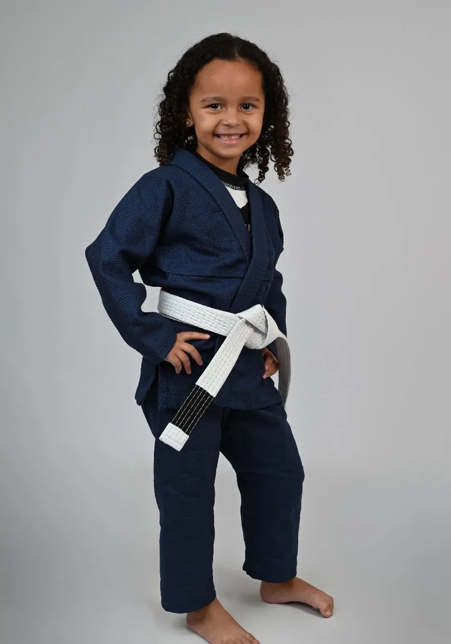 Kimono MIRIM, 4 e 5 anos. Marinho INFANTIL:TAMANHO 6