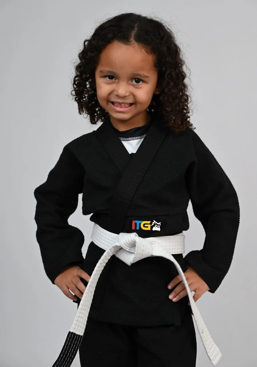 Kimono MIRIM 4 e 5 anos. Preto INFANTIL:TAMANHO 6