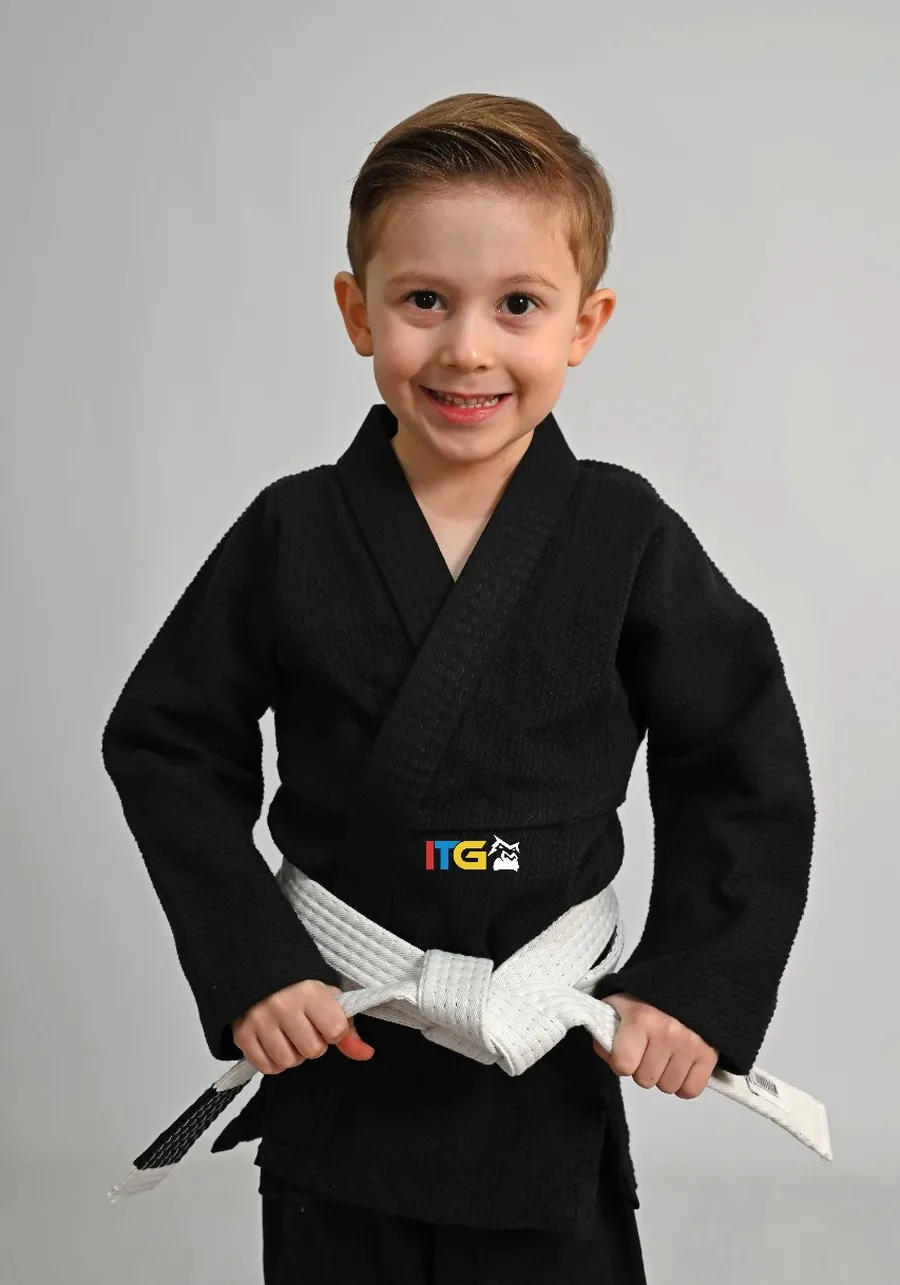Kimono MIRIM 4 e 5 anos. Preto INFANTIL:TAMANHO 6
