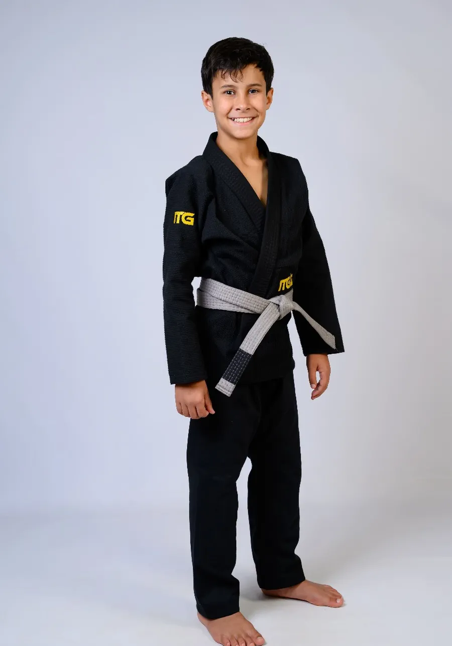 Kimono Infantil In The Guard New 2025 Preto