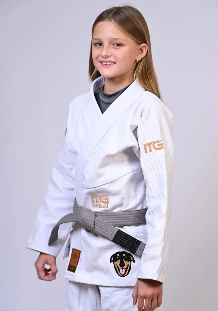 Kimono Infantil ITG ORELHA Branco