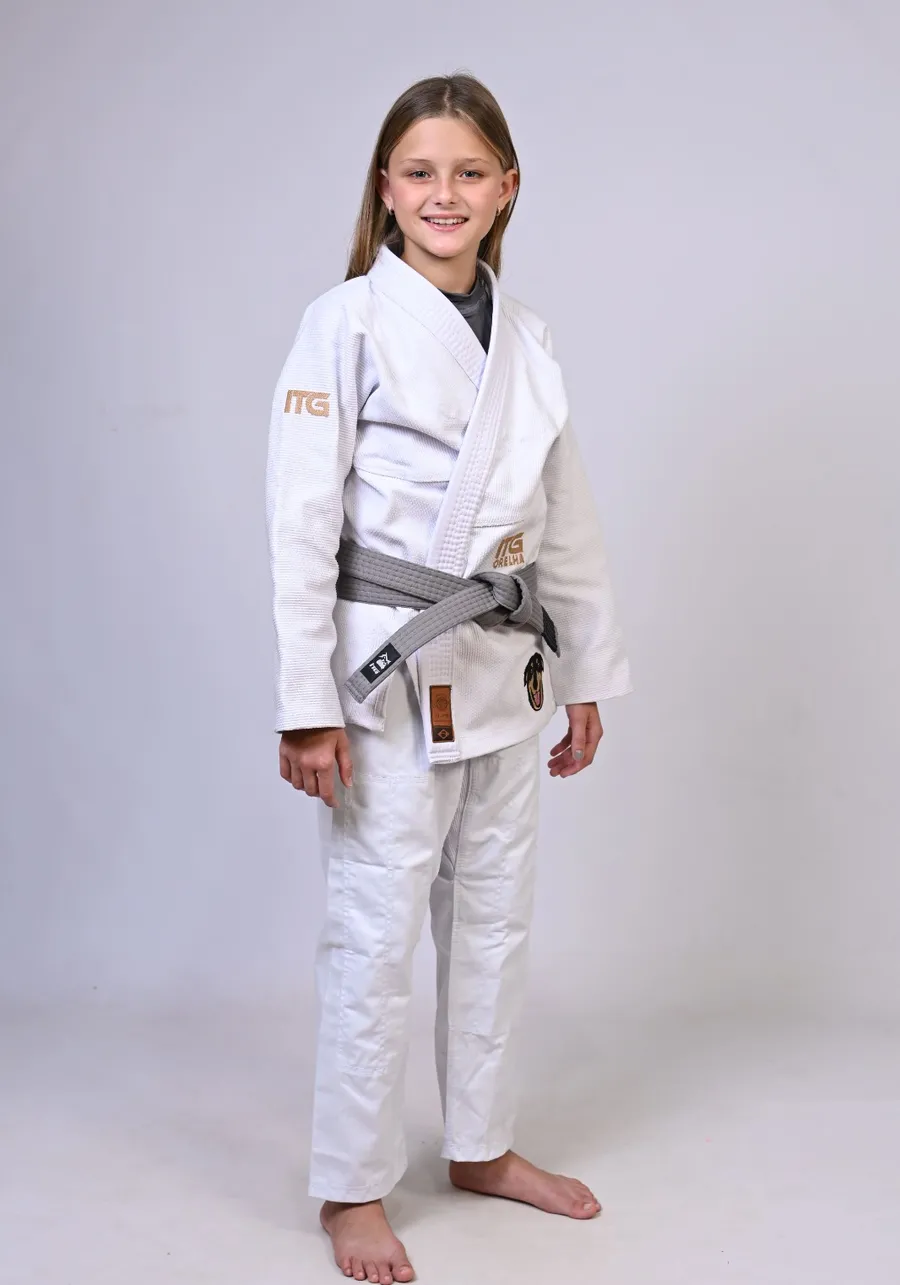 Kimono Infantil ITG ORELHA Branco