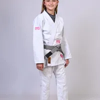Kimono Infantil ITG Amazônia Boto Rosa Branco - imagem 14