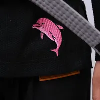 Kimono Infantil ITG Amazônia Boto Rosa Preto - imagem 11