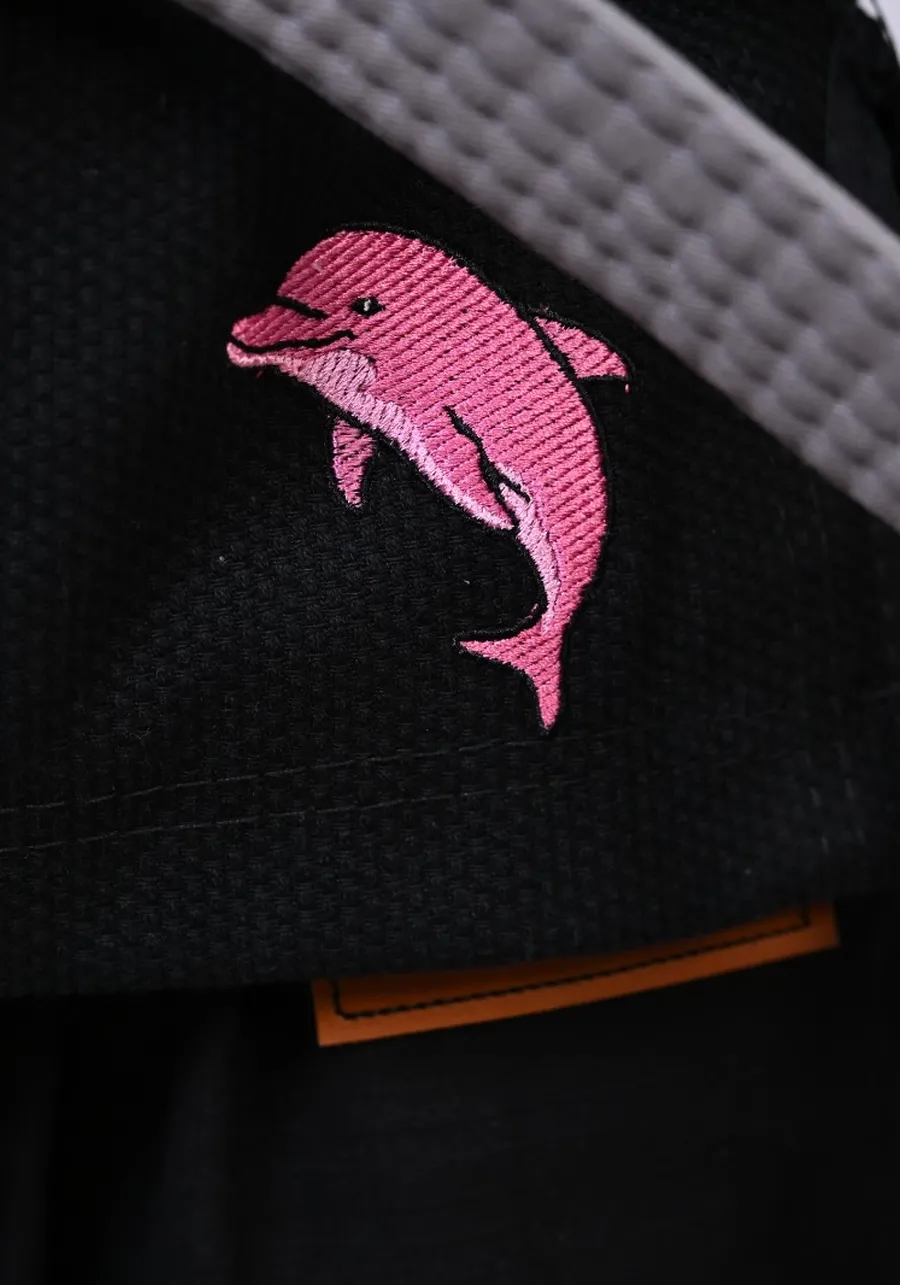 Kimono Infantil ITG Amazônia Boto Rosa Preto
