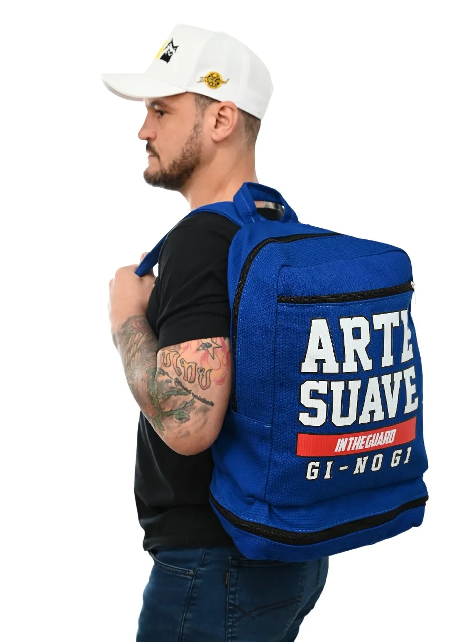 Mochila Arte Suave Azul