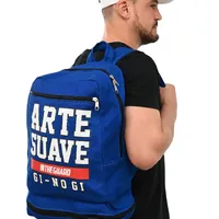 Mochila Arte Suave Azul - imagem 2