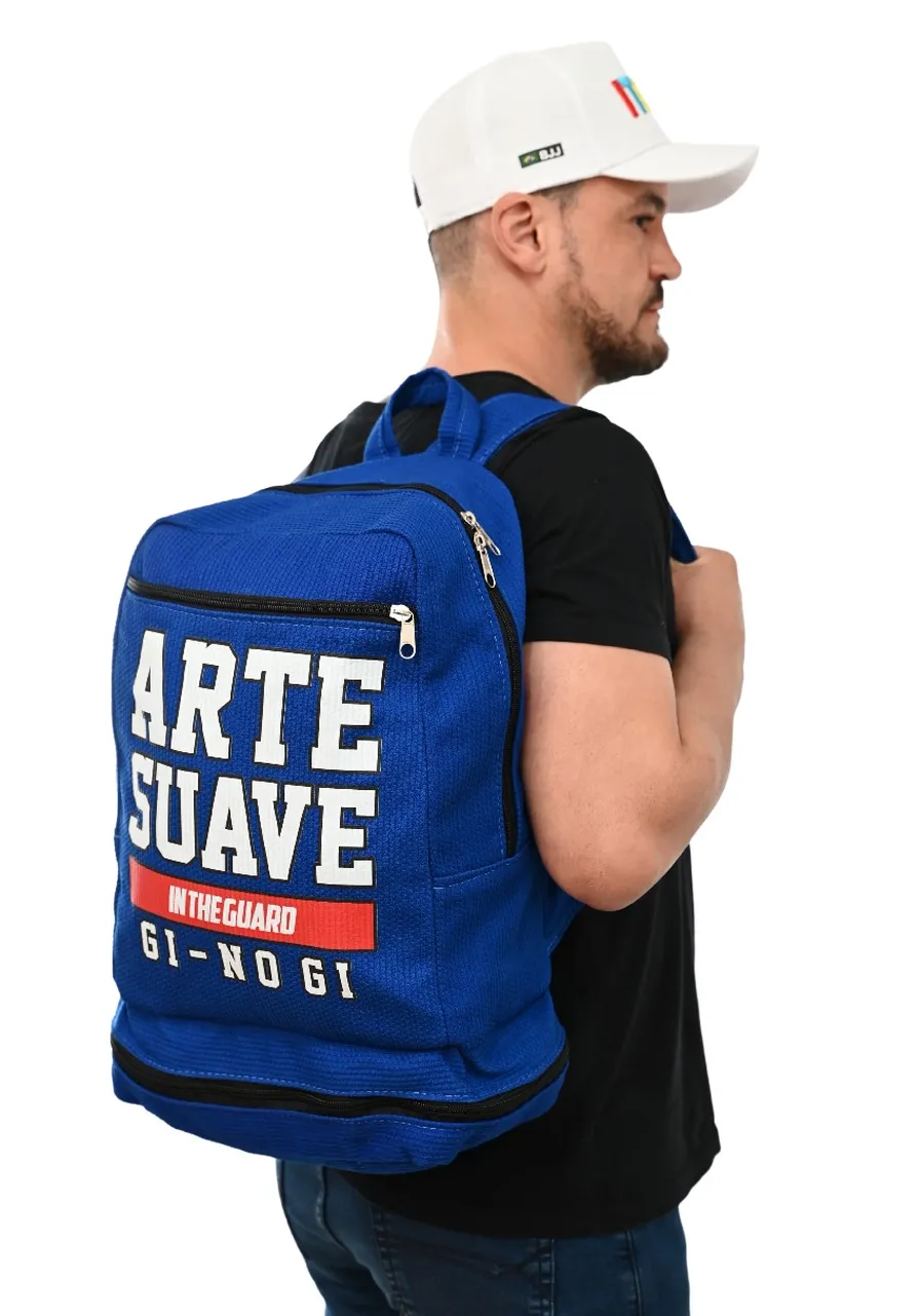 Mochila Arte Suave Azul