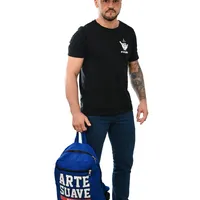 Mochila Arte Suave Azul - imagem 4