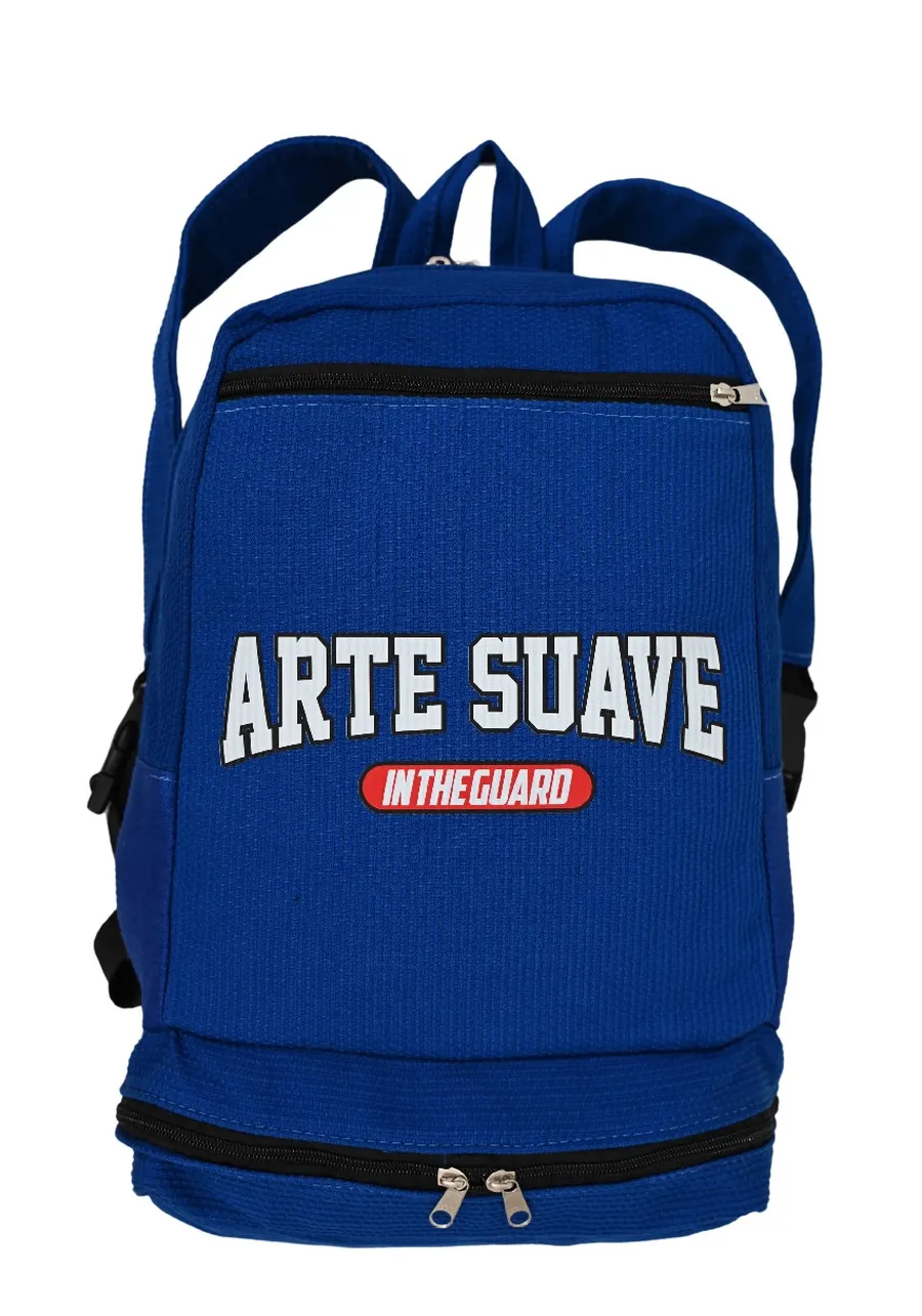 Mochila Arte Suave Azul