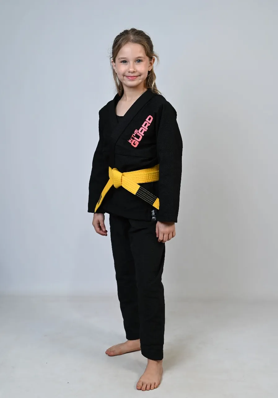 Kimono Infantil In The Guard Girls Preto