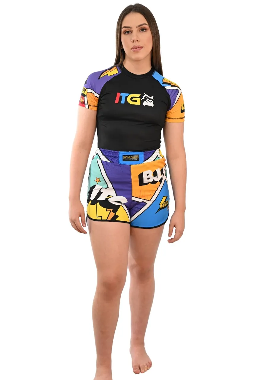 Rash Guard Feminina Colors Preta