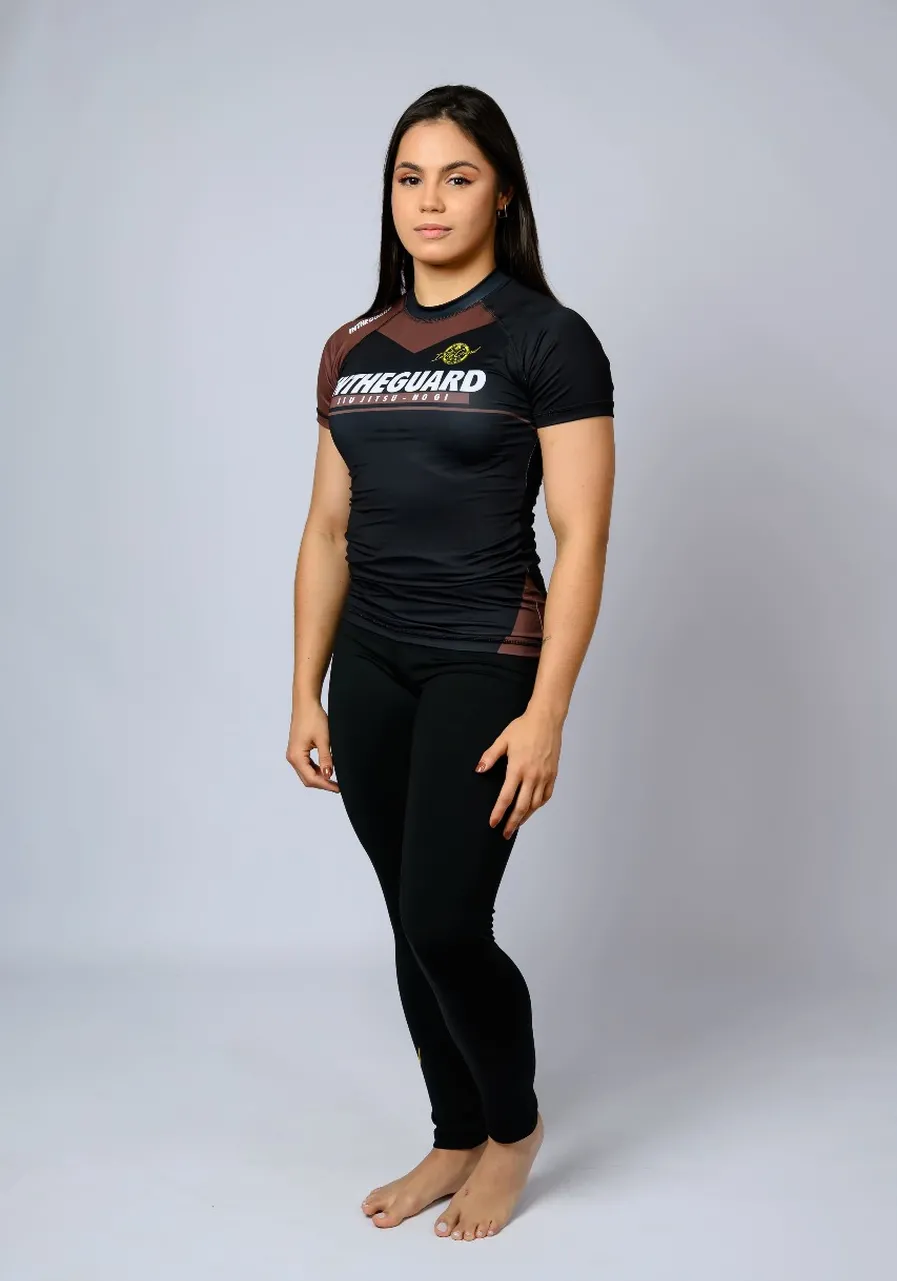 Rash Guard Feminina Team ITG Marrom