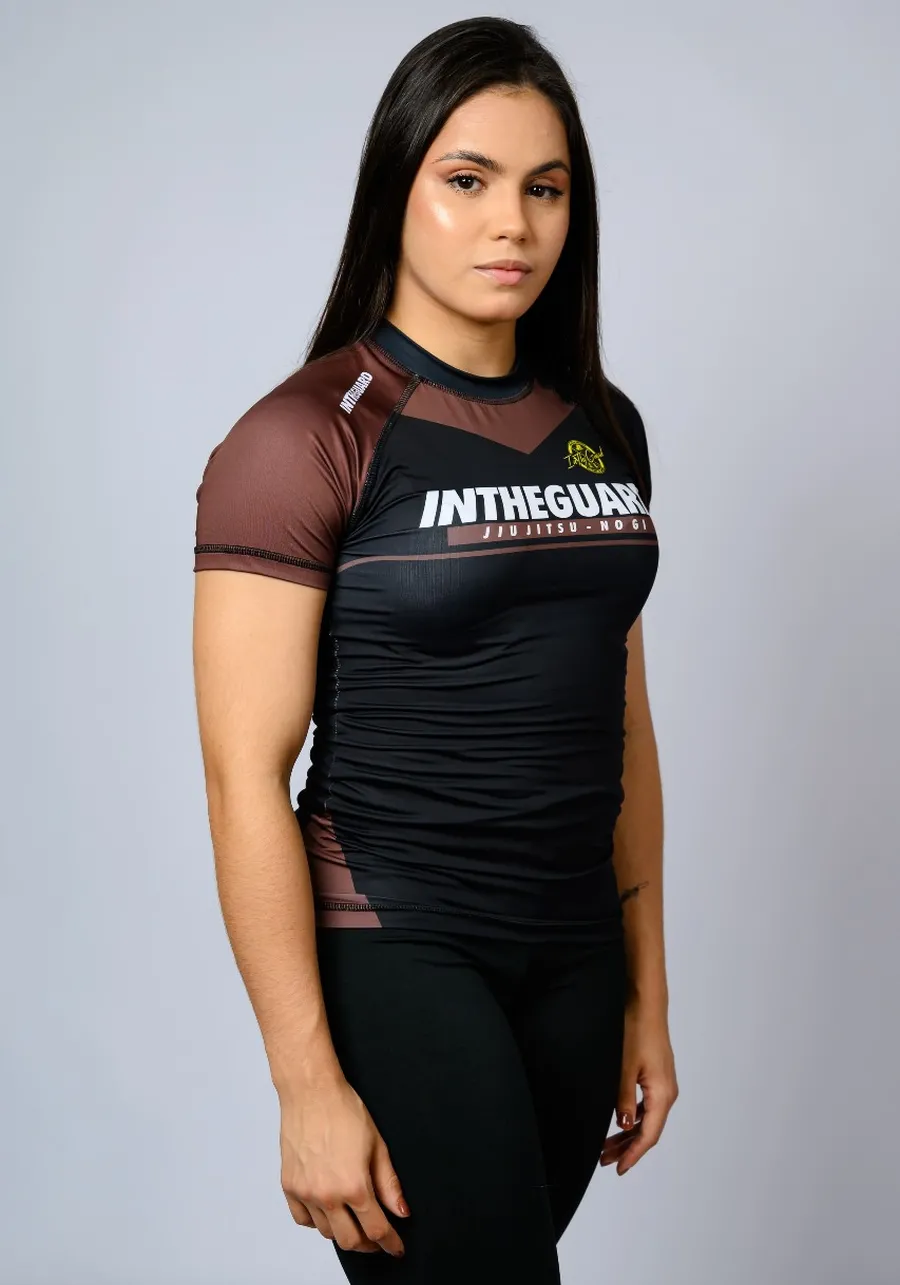 Rash Guard Feminina Team ITG Marrom