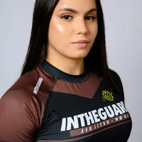 Rash Guard Feminina Team ITG Marrom - imagem 5