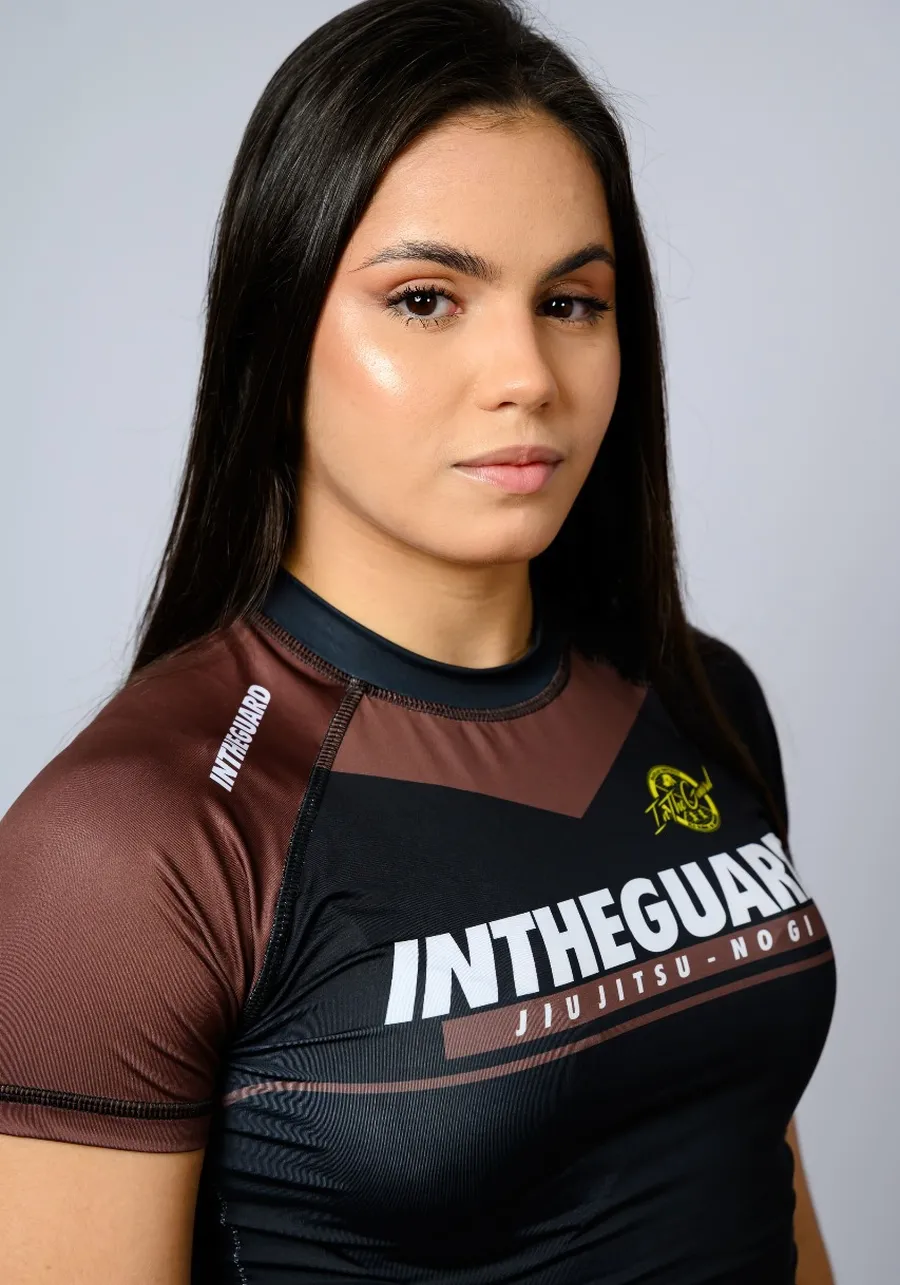 Rash Guard Feminina Team ITG Marrom