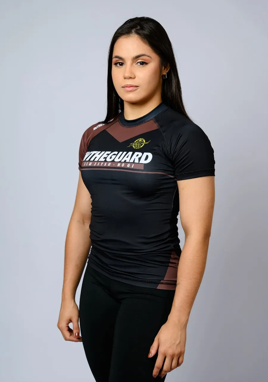 Rash Guard Feminina Team ITG Marrom