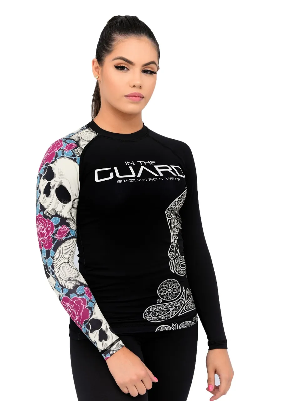 Rash Guard Feminina Skull