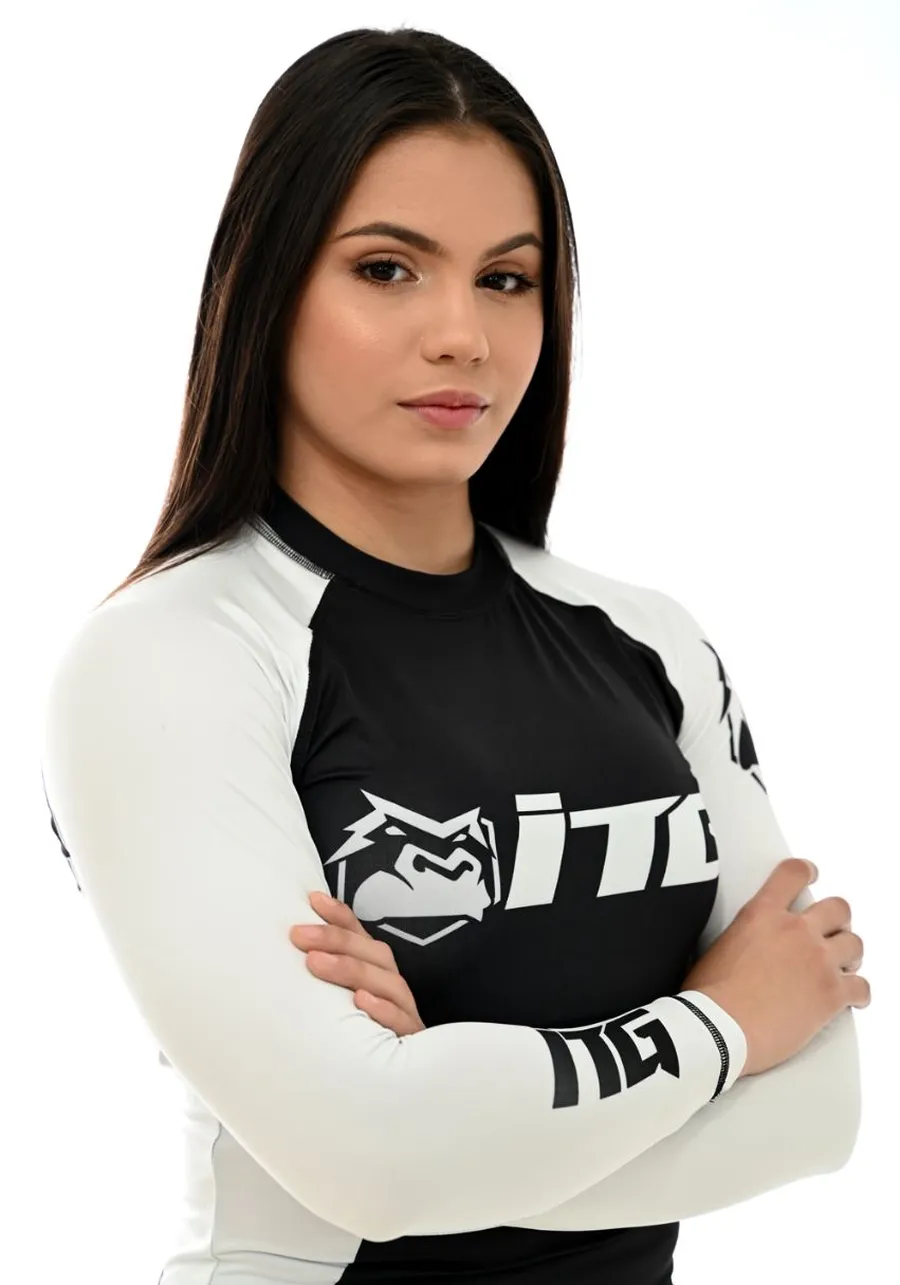 Rash Guards Feminina ITG Manga Longa Branca