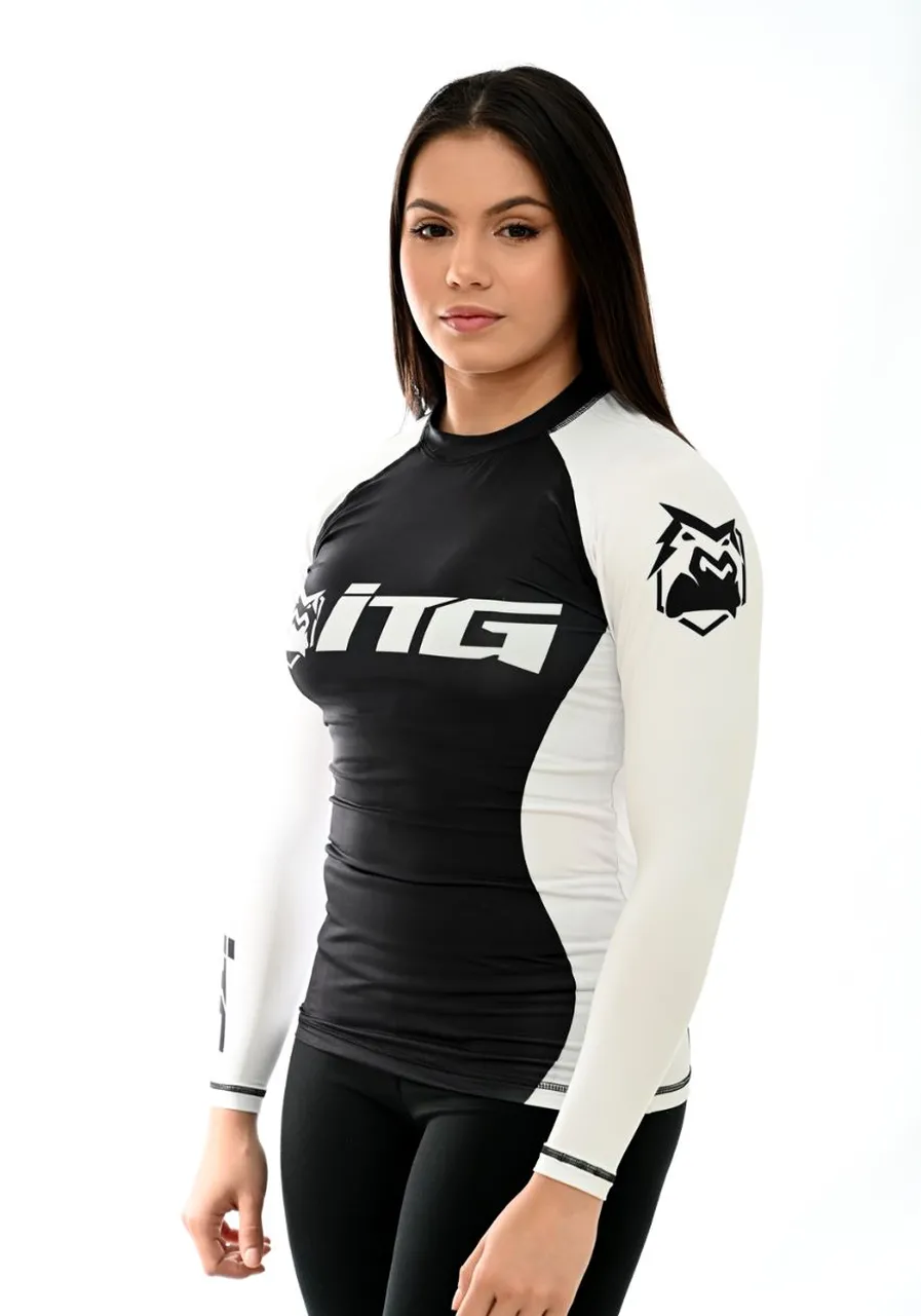 Rash Guards Feminina, ITG Manga Longa Branca