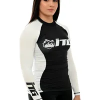 Rash Guards Feminina ITG Manga Longa Branca - imagem 4