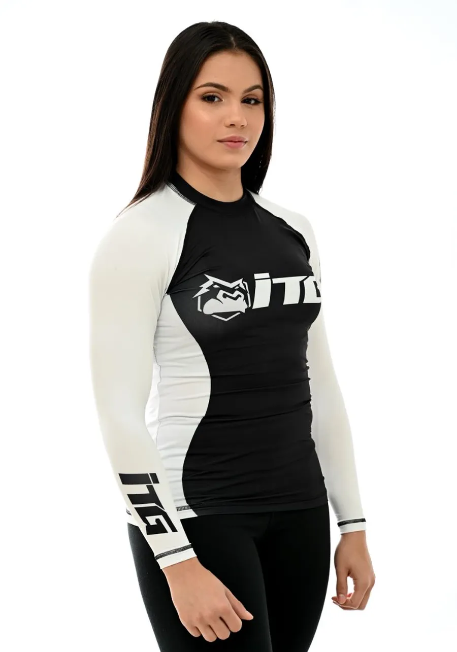 Rash Guards Feminina ITG Manga Longa Branca
