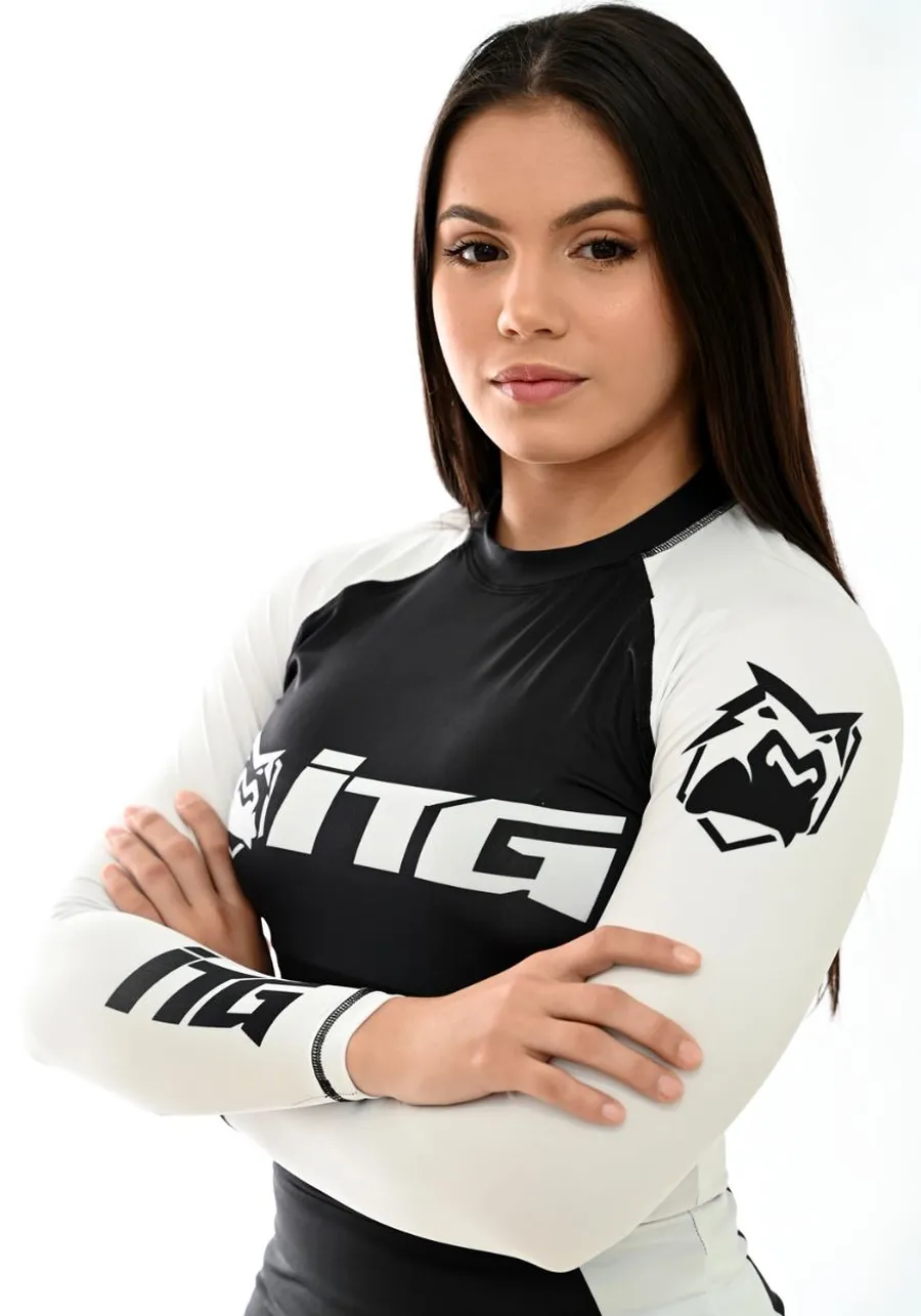 Rash Guards Feminina ITG Manga Longa Branca