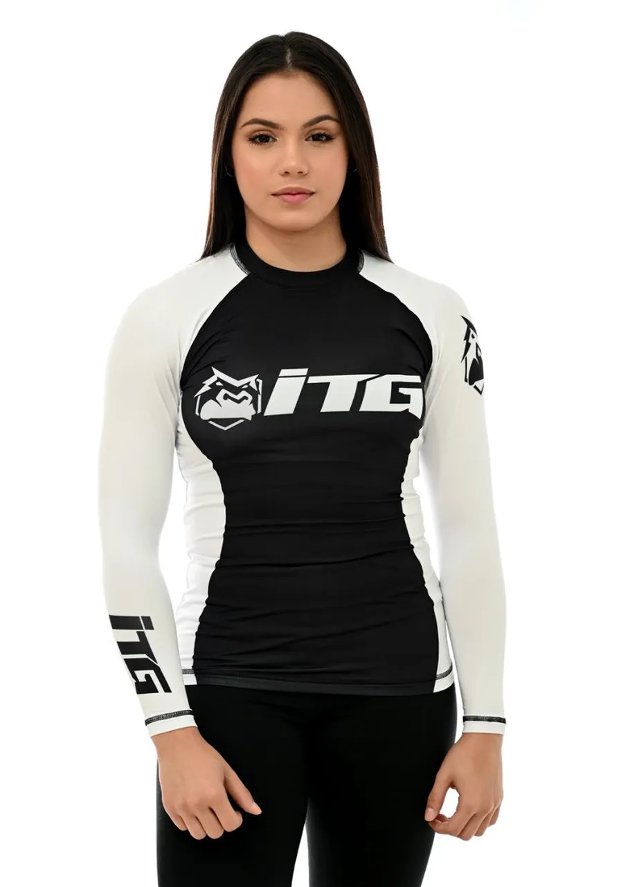 Rash Guards Feminina, ITG Manga Longa Branca