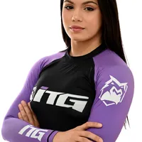 Rash Guards Feminina ITG Manga Longa Roxa - imagem 3