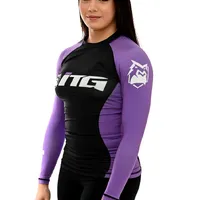 Rash Guards Feminina ITG Manga Longa Roxa - imagem 2
