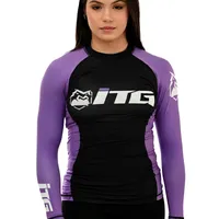 Rash Guards Feminina ITG Manga Longa Roxa - imagem 1