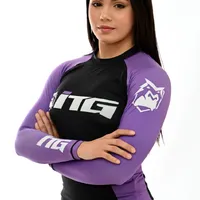 Rash Guards Feminina ITG Manga Longa Roxa - imagem 5