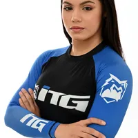 Rash Guards Feminina ITG Manga Longa Azul - imagem 5