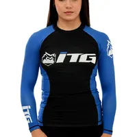 Rash Guards Feminina ITG Manga Longa Azul - imagem 1