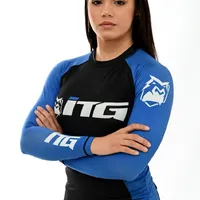 Rash Guards Feminina ITG Manga Longa Azul - imagem 6