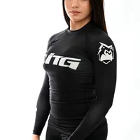 Rash Guards Feminina ITG Manga Longa Preta - imagem 2
