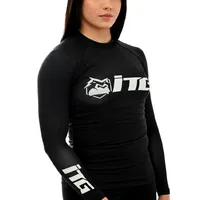 Rash Guards Feminina ITG Manga Longa Preta - imagem 3