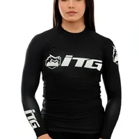Rash Guards Feminina ITG Manga Longa Preta - imagem 1