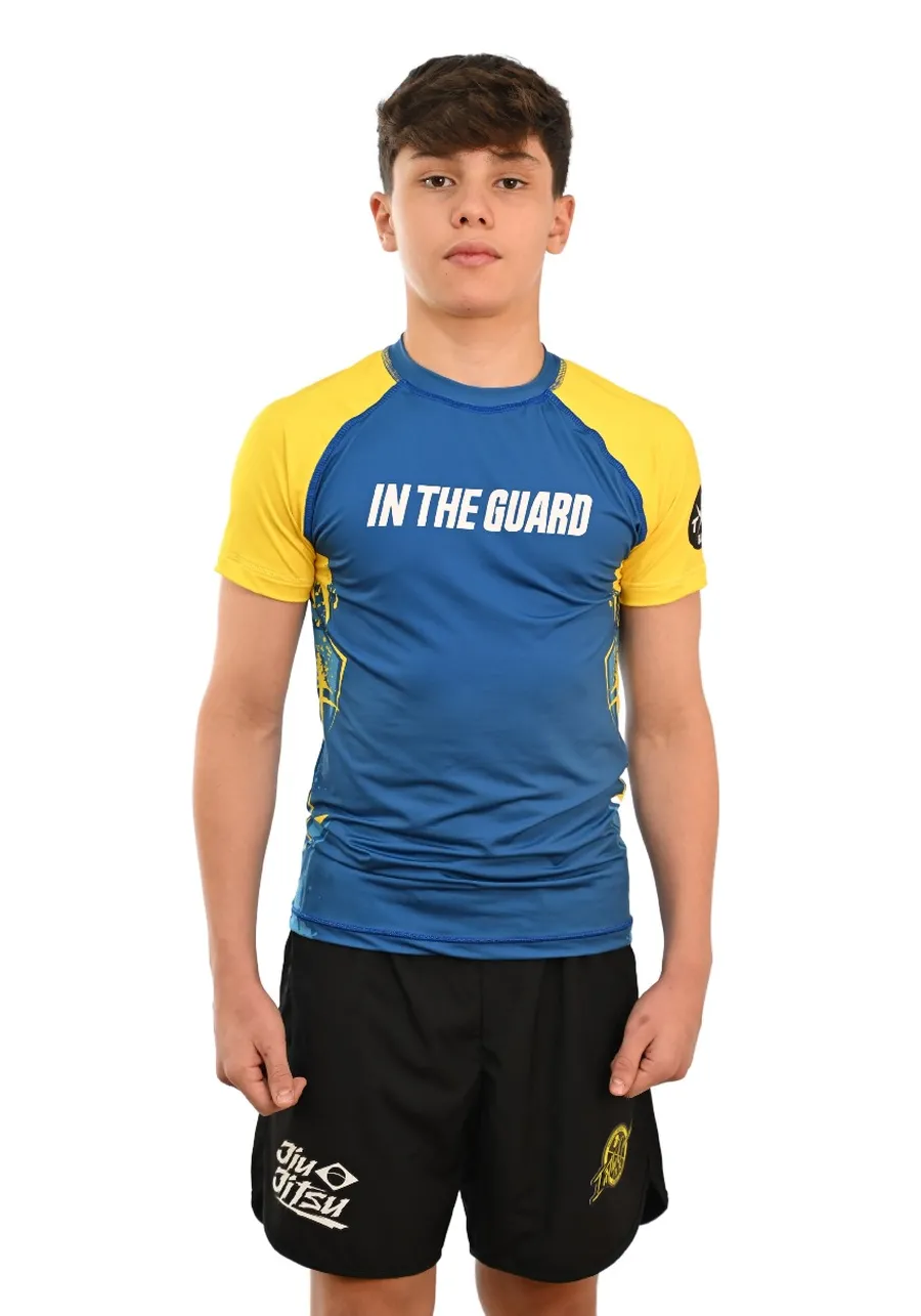 Rash Guard Infantil Brasil Azul