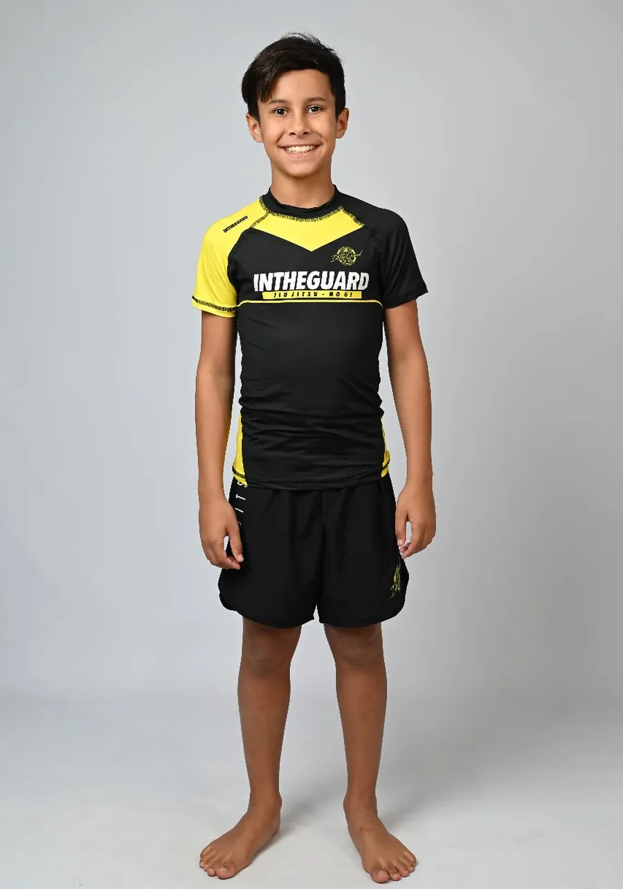 Rash Guard Infantil Team ITG Amarelo