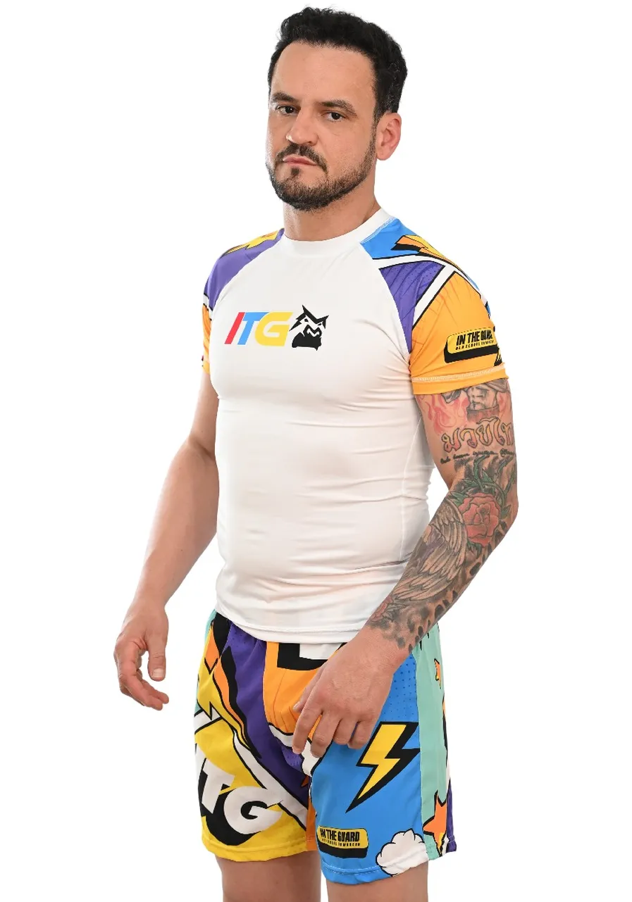 Rash Guard Masculina Colors Branca