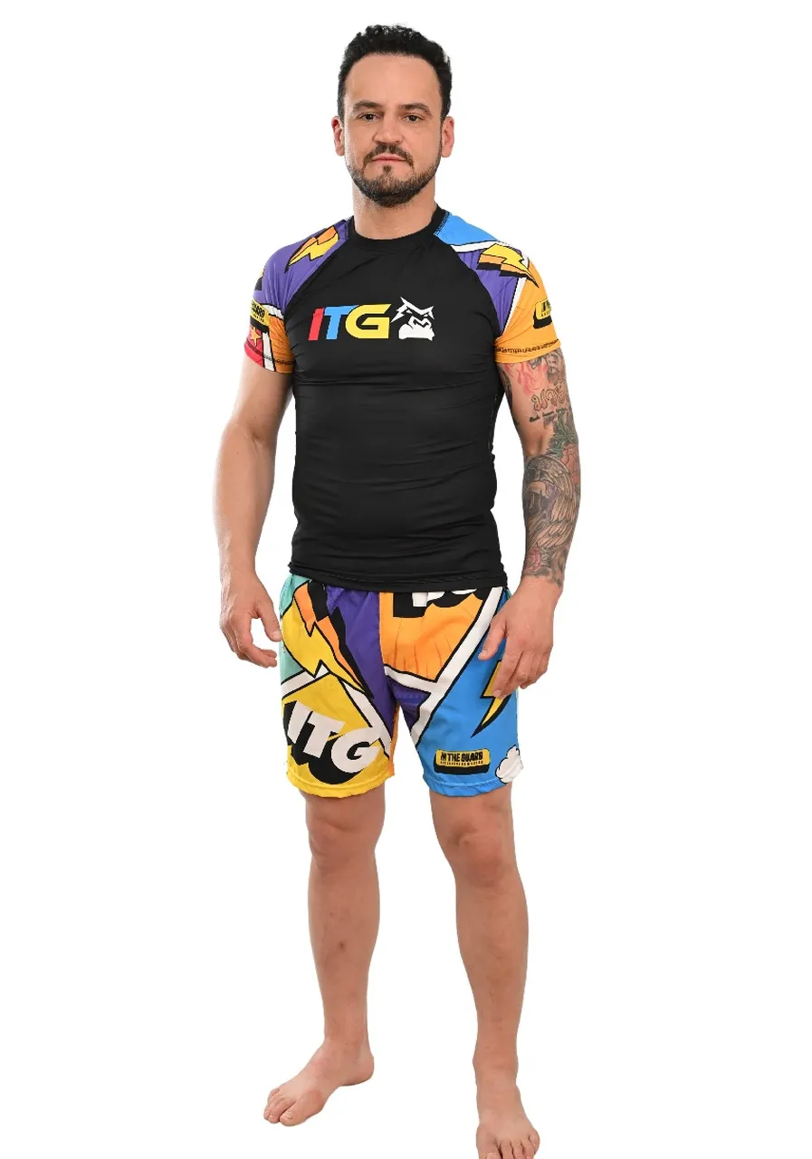 Rash Guard Masculina Colors Preta