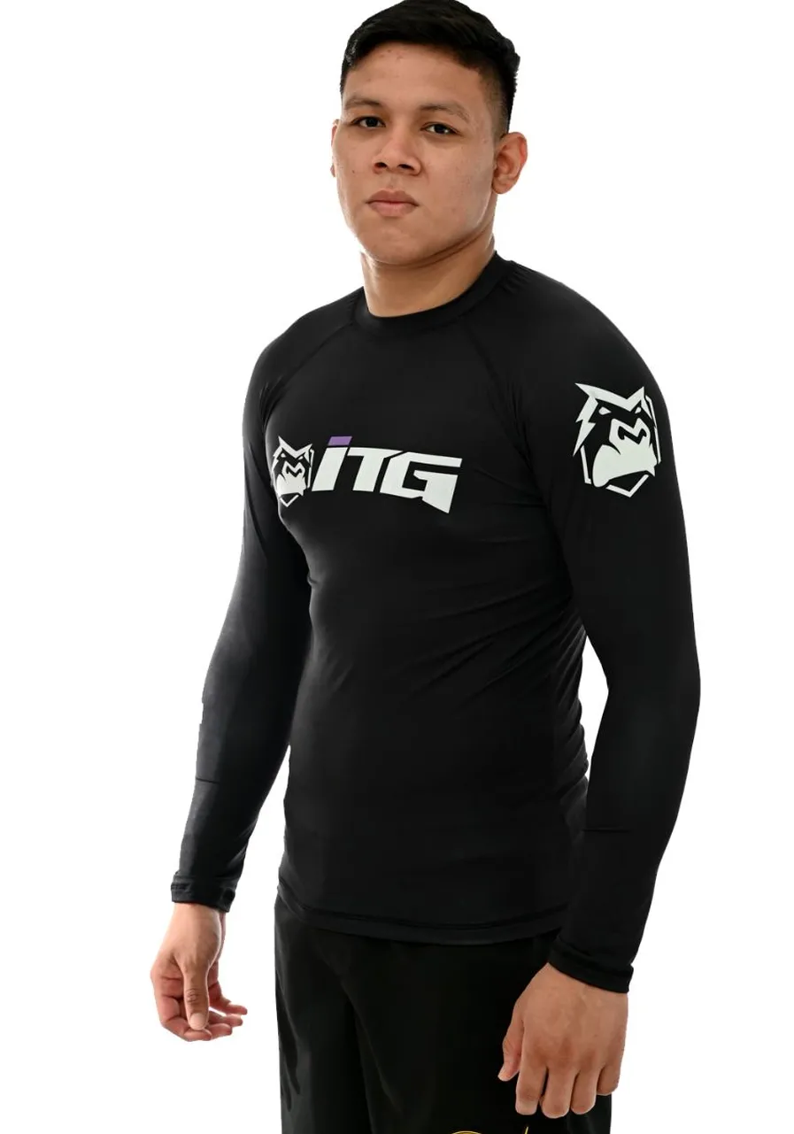 Rash Guard Masculina ITG Manga Longa Preta