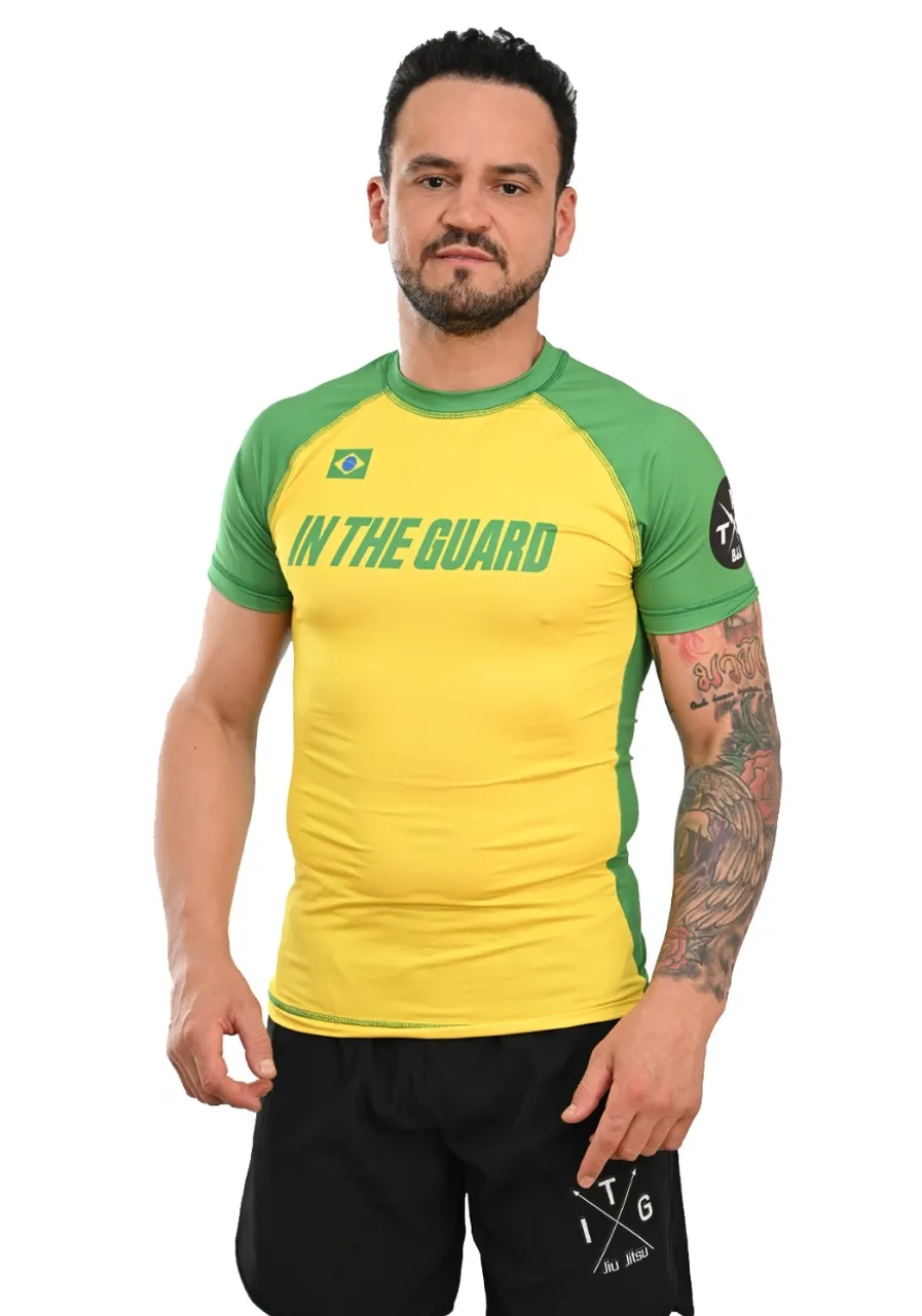 Rash Guard Masculina Seleção Amarelo