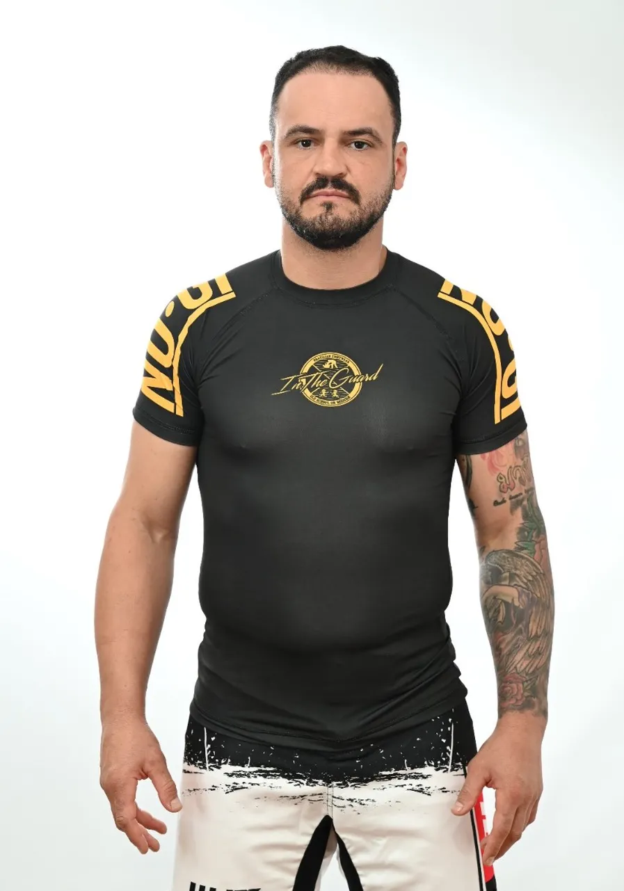 Rash Guard Masculina No Gi Preta