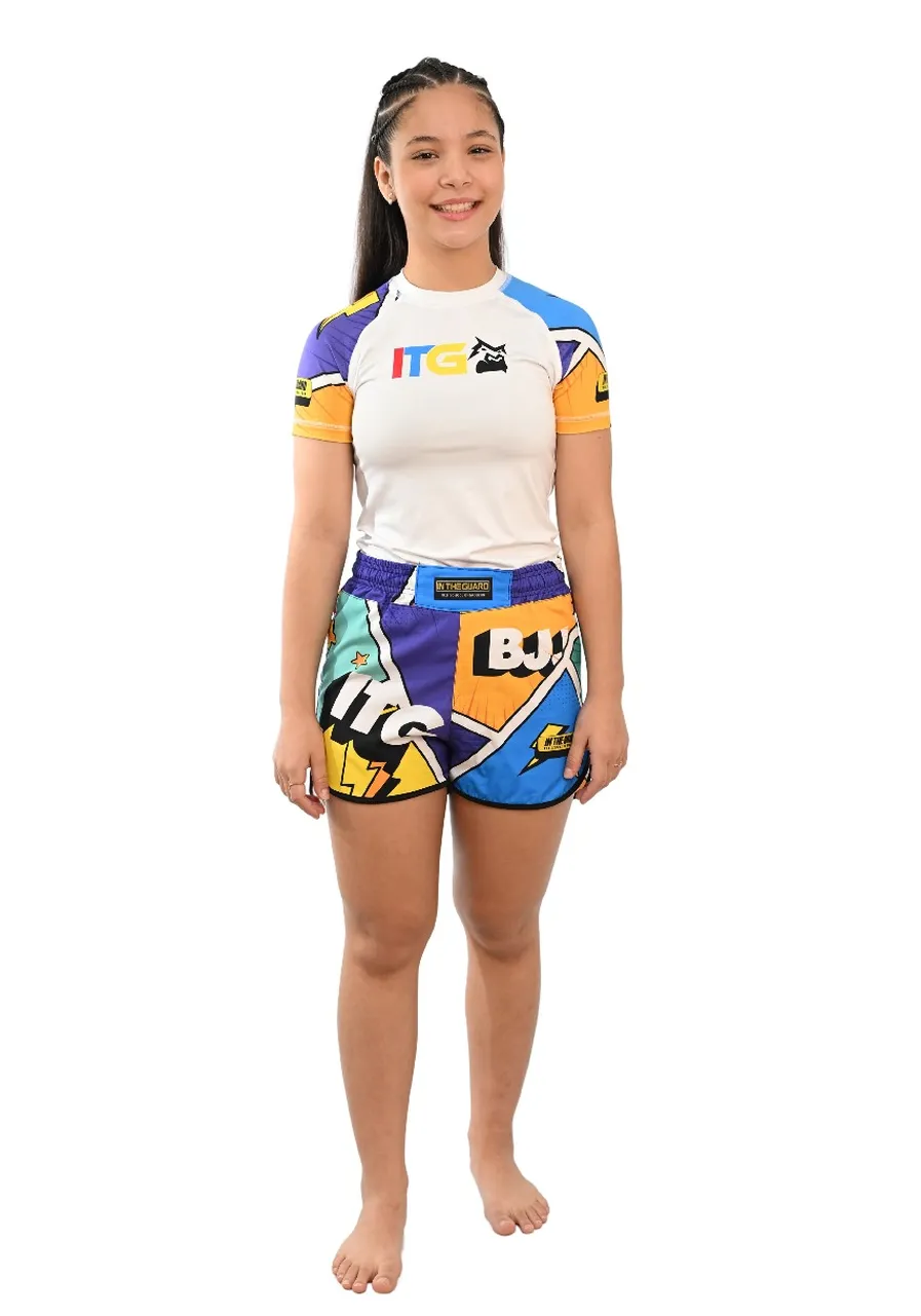 Bermuda Infantil Jiu-Jitsu Colors