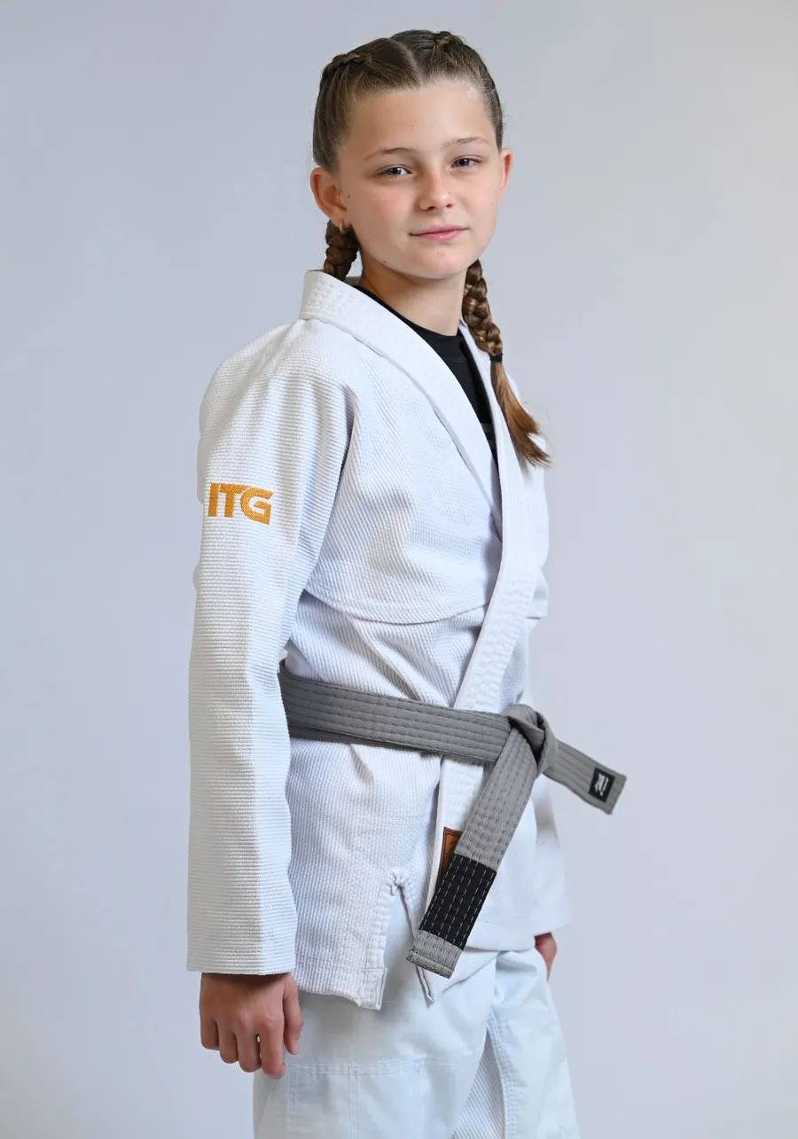Kimono Infantil ITG Amazônia Jaguar Branco