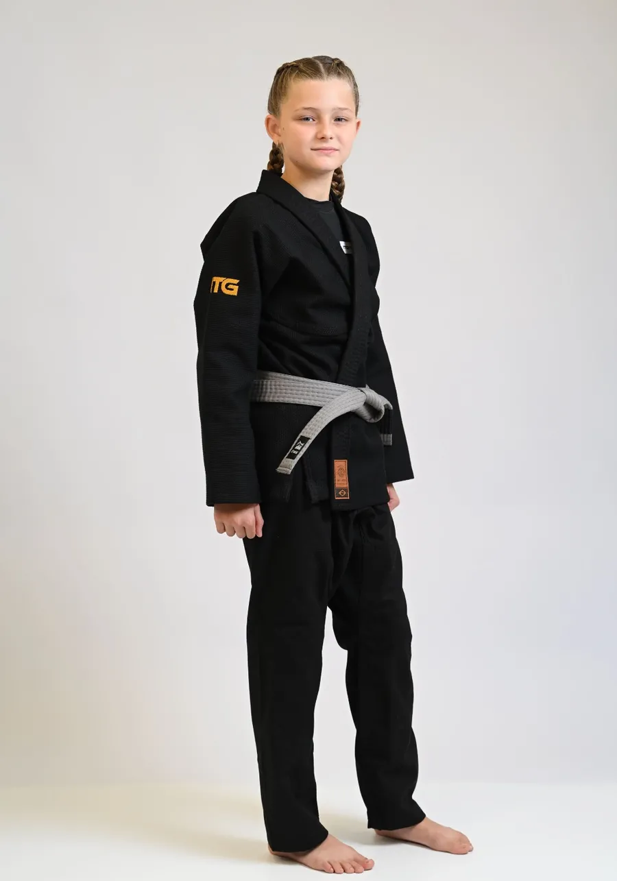 Kimono Infantil ITG Amazônia Jaguar Preto