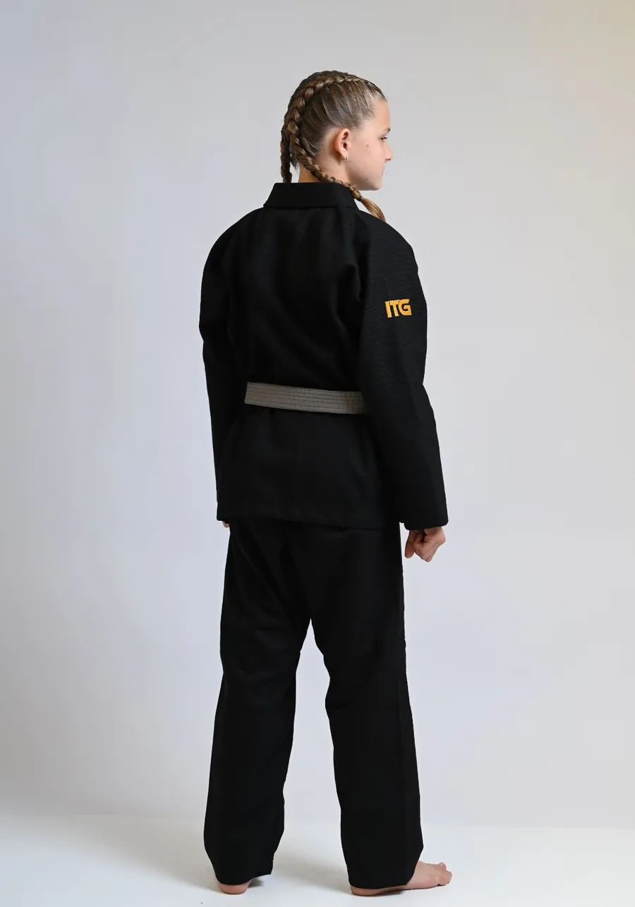 Kimono Infantil ITG Amazônia Jaguar Preto